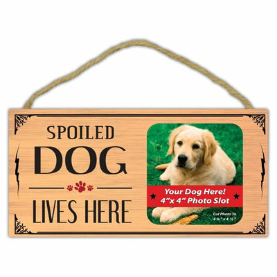 Picture Frame - Spoiled Dog Lives Here