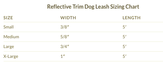 Bark Appeal Reflective Trim 5-ft Dog Leash