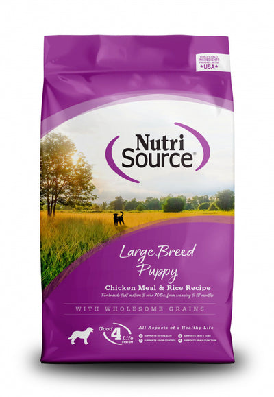 NutriSource Dog Dry Large Breed Puppy Chicken And Rice Recipe