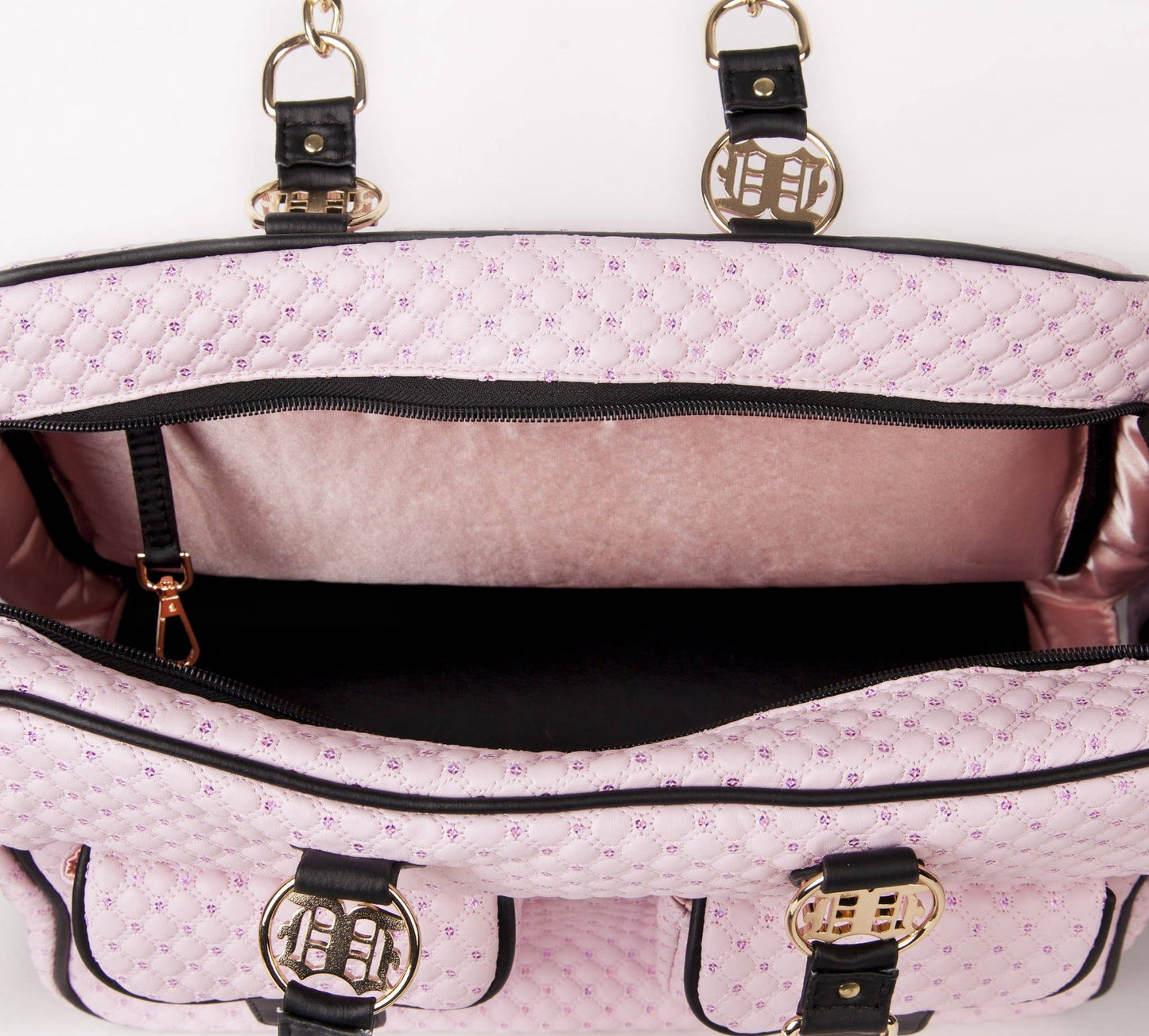 Duke & Dutchess Pink Sparkle Dog Carrier