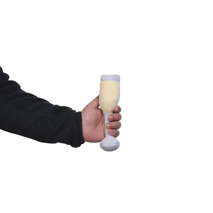 Chico Champawgne - Cheers Crinkle & Squeaky Plush Dog Toy