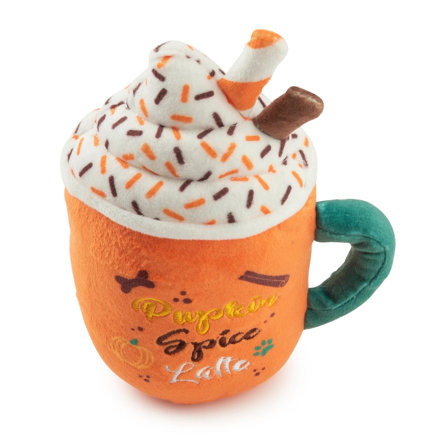 Haute Diggity Dog Pupkin Spice Latte Mug Dog Toy