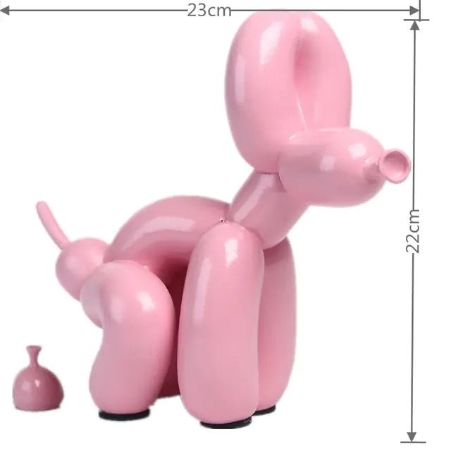 Balloon Dog Doggy Poo Statue