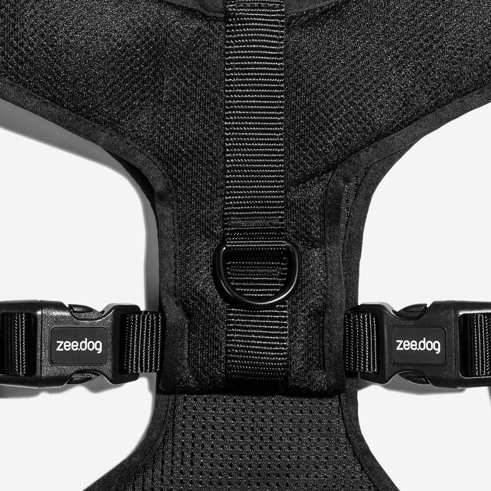 Black Harness Adjustable Air Mesh Gotham | Zee Dog