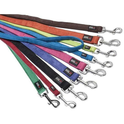 Dogline Comfort Microfiber Flat Leash W 5/8" - L 6'