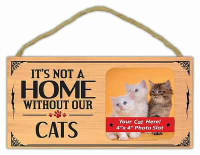 Picture Frame - It's Not A Home Without Our Cats