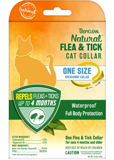 TropiClean Natural Flea And Tick Cat Collar