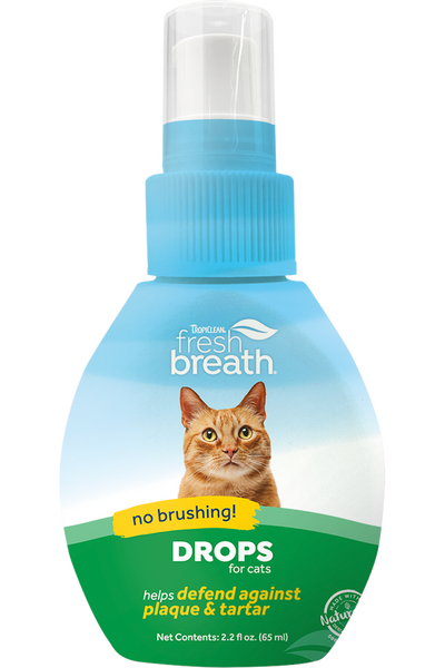 TropiClean Fresh Breath Drops For Cats