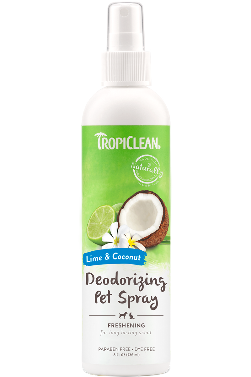 TropiClean Lime And Coconut Deodorizing Pet Spray