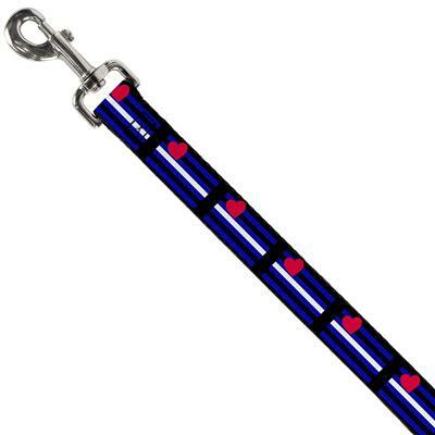 Buckle-Down Leather Pride Dog Leash