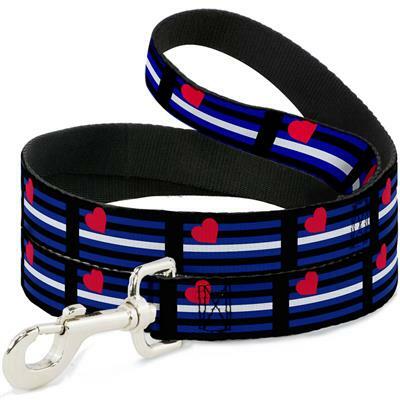 Buckle-Down Leather Pride Dog Leash