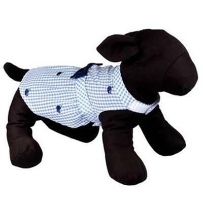 Worthy Dog Dress Gingham Whale For Dogs
