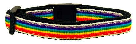 Pride Rainbow Stripe Breakaway Cat Collar