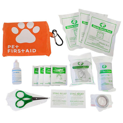 19pc Travel Pet First Aid Kit