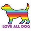 Love All Dog Decal