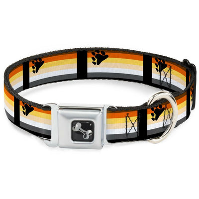 Buckle-Down Bear Pride Seatbelt Buckle Dog Collar