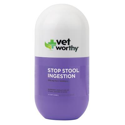 Vet Worthy Stop Stool Ingestion Chewables For Dogs