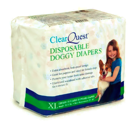 ClearQuest Disposable Dog Diapers