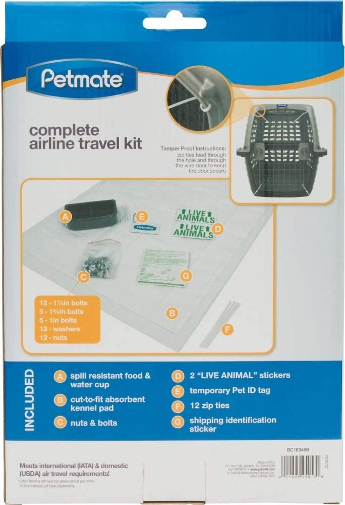 Petmate Air Travel Kit