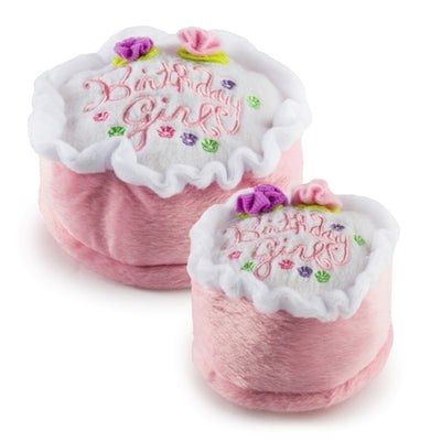 Haute Diggity Birthday Girl Cake Dog Toy