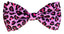 Huxley & Kent Leopard Valentine Dog Bow Tie