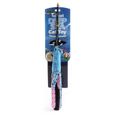 FabCat Deep Sea Teaser Wand Cat Toy