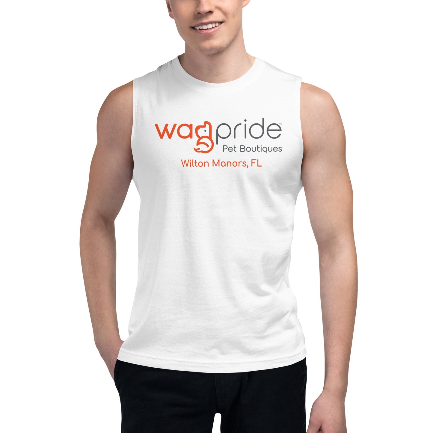Wagpride Wilton Manors Muscle Shirt Size S