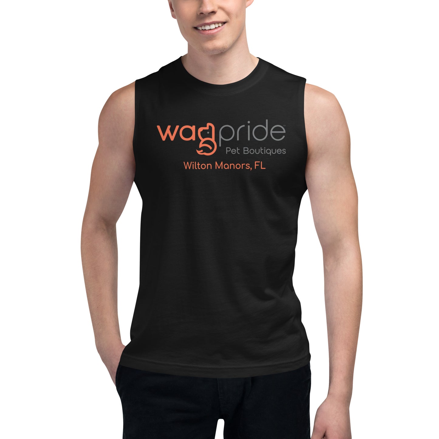 Wagpride Wilton Manors Muscle Shirt Size M
