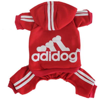 Fresh Pawz Adidog Jumpsuit Red