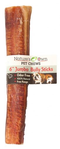 Nature's Own USA Odor-Free Jumbo Bully Sticks 6-inch