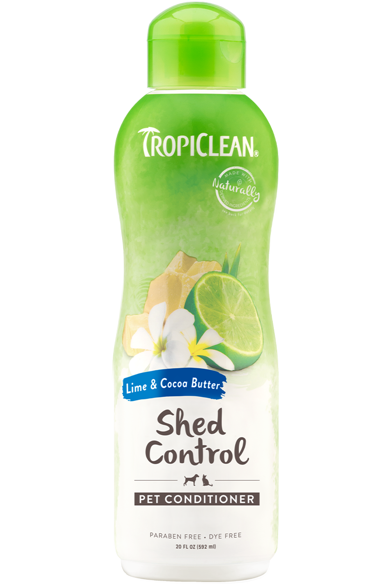 TropiClean Lime And Cocoa Shed Control Pet Conditioner