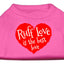 Ruff Love Is The Best Love Pet T-Shirt Size LG