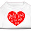 Ruff Love Is The Best Love Pet T-Shirt Size SM