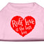 Ruff Love Is The Best Love Pet T-Shirt Size XS