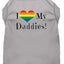 I Heart (Love) My Daddies Pride Rainbow Heart Dog T-Shirt Size MD