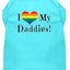 I Heart (Love) My Daddies Pride Rainbow Heart Dog T-Shirt Size XL