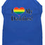 I Heart (Love) My Daddies Pride Rainbow Heart Dog T-Shirt Size XXXL