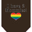 I Have 2 Mommies Rainbow Heart Pride Pet Bandana Size Large