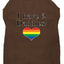 I Have Two Daddies Rainbow Heart Pride Pet T-Shirt Size XXL