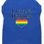 I Have Two Daddies Rainbow Heart Pride Pet T-Shirt Size MD