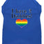 I Have Two Daddies Rainbow Heart Pride Pet T-Shirt Size SM