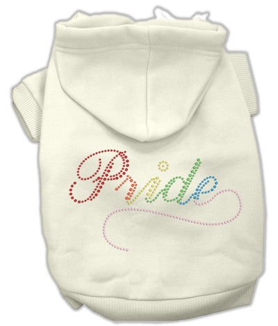 Rainbow Pride Rhinestone Dog Hoodie