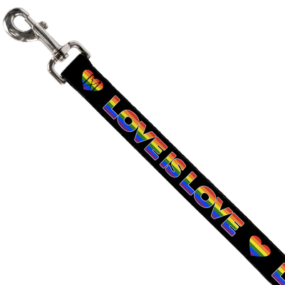 Buckle-Down Love Is Love Rainbow Dog Leash