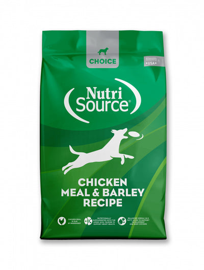 NutriSource Choice Chicken Meal & Barley Recipe Dry Dog Food 30-lb