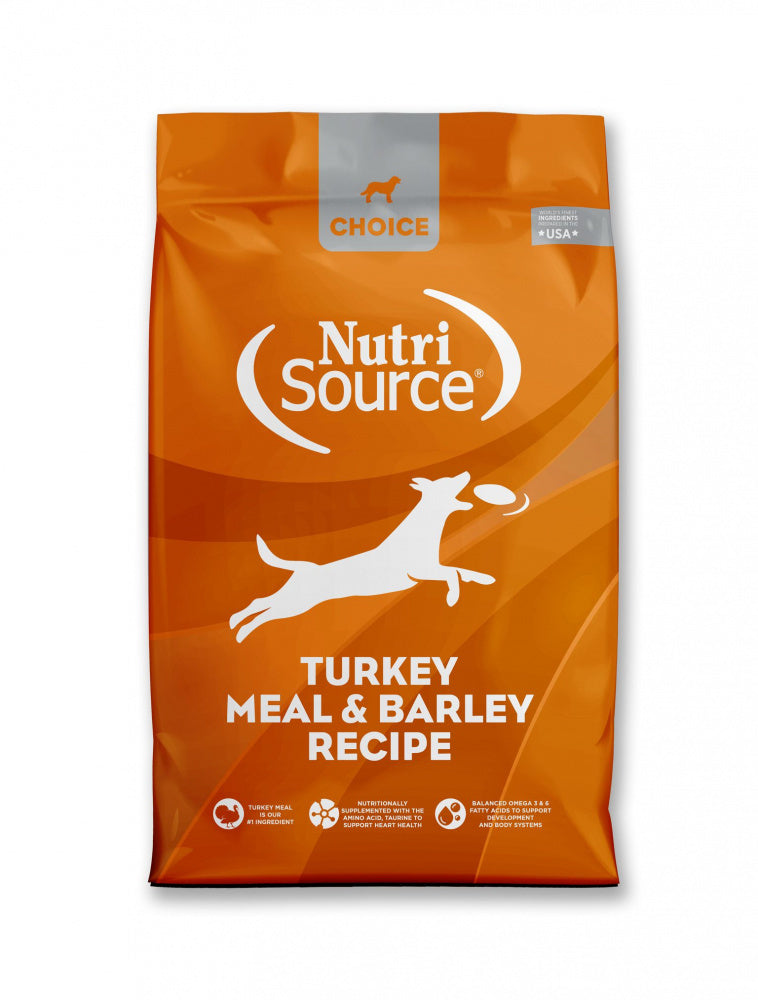 NutriSource Choice Turkey Meal & Barley Recipe Dry Dog Food 30-lb
