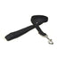 Dogline Comfort Microfiber Flat Leash W 5/8" - L 6' Color Black