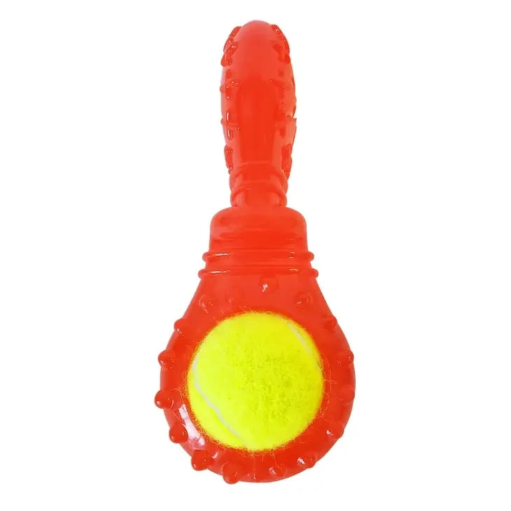 Chico Recyclable Tennis Ball Squeaker Dog Toy with Treat Fill