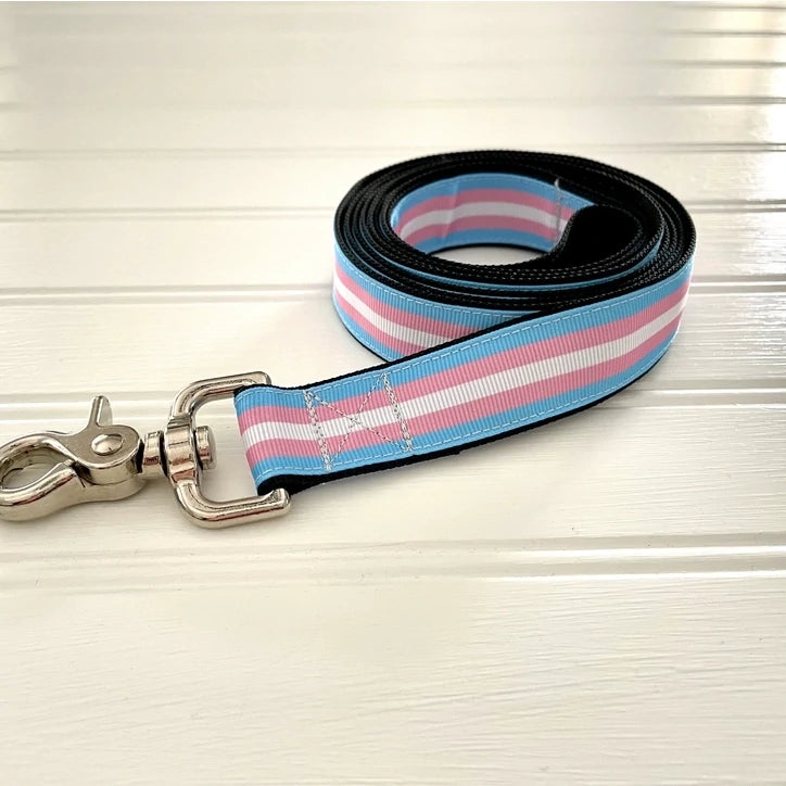 Thimble & Thread Transgender Pride Dog Leash