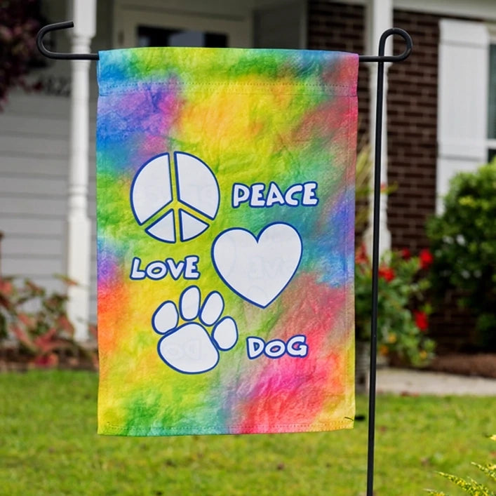 Dog Speak Garden Flag