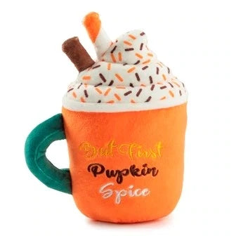 Haute Diggity Dog Pupkin Spice Latte Mug Dog Toy